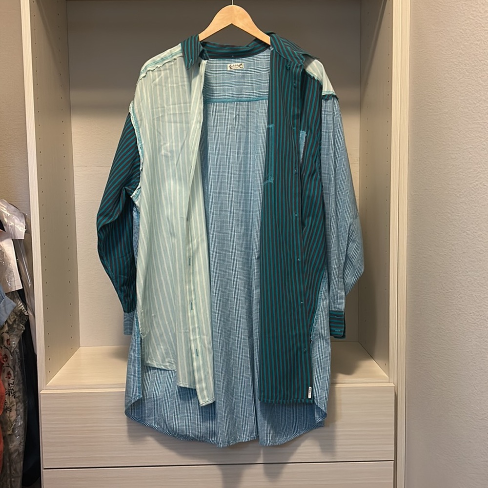 Free People Rags to Riches Oversized Blouse